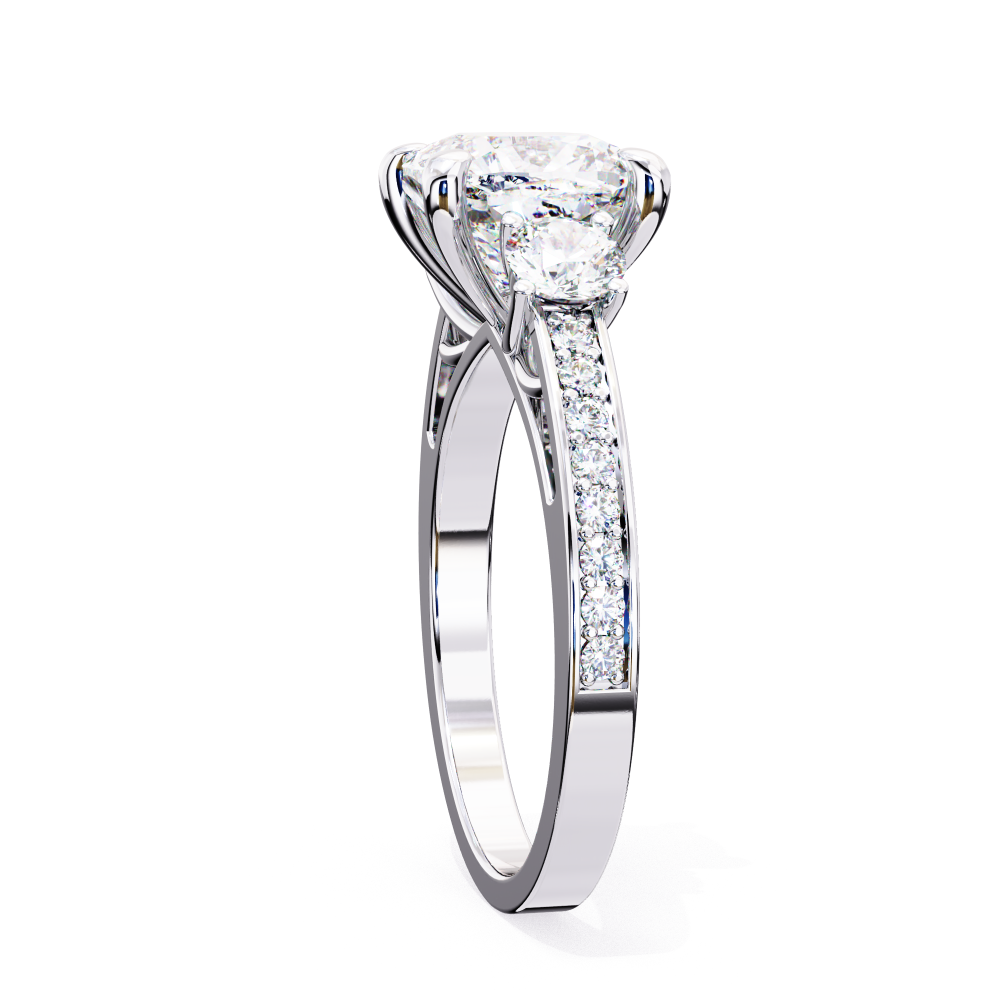 Classic Solitaire Cushion Ring