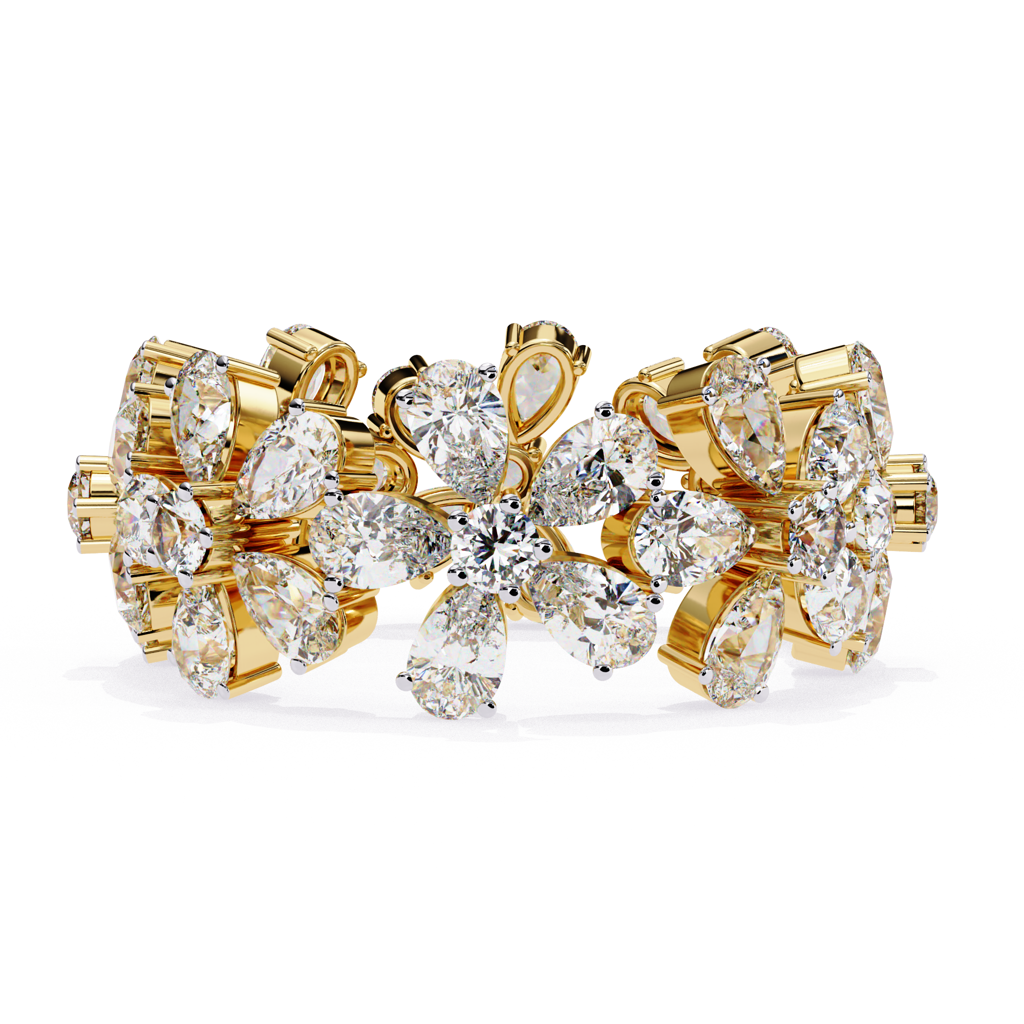 Mix-Cut Flora Ring