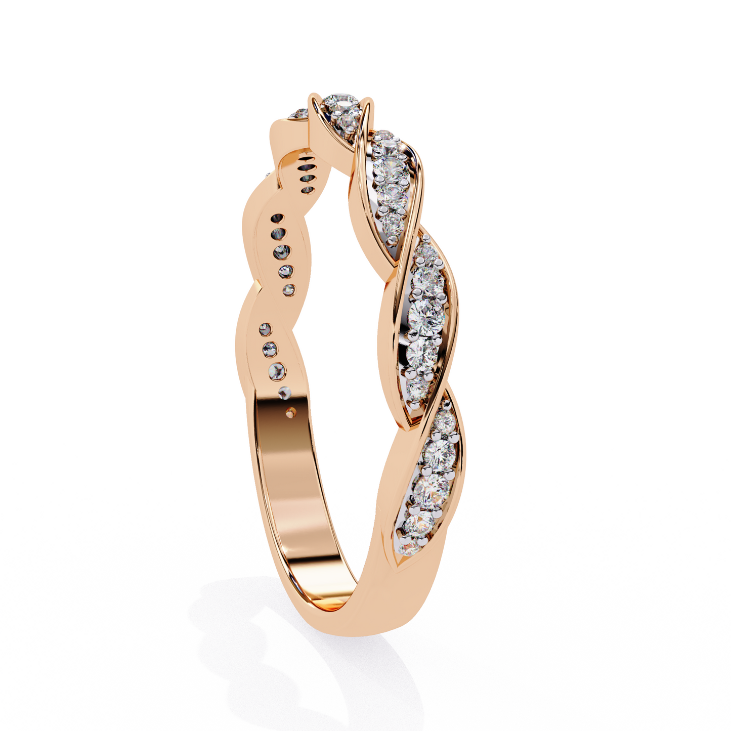 Infinity Twist Band Ring