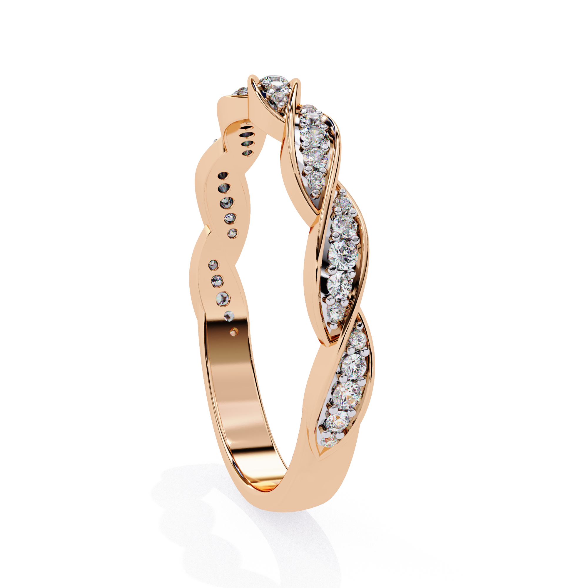 Infinity Twist Band Ring