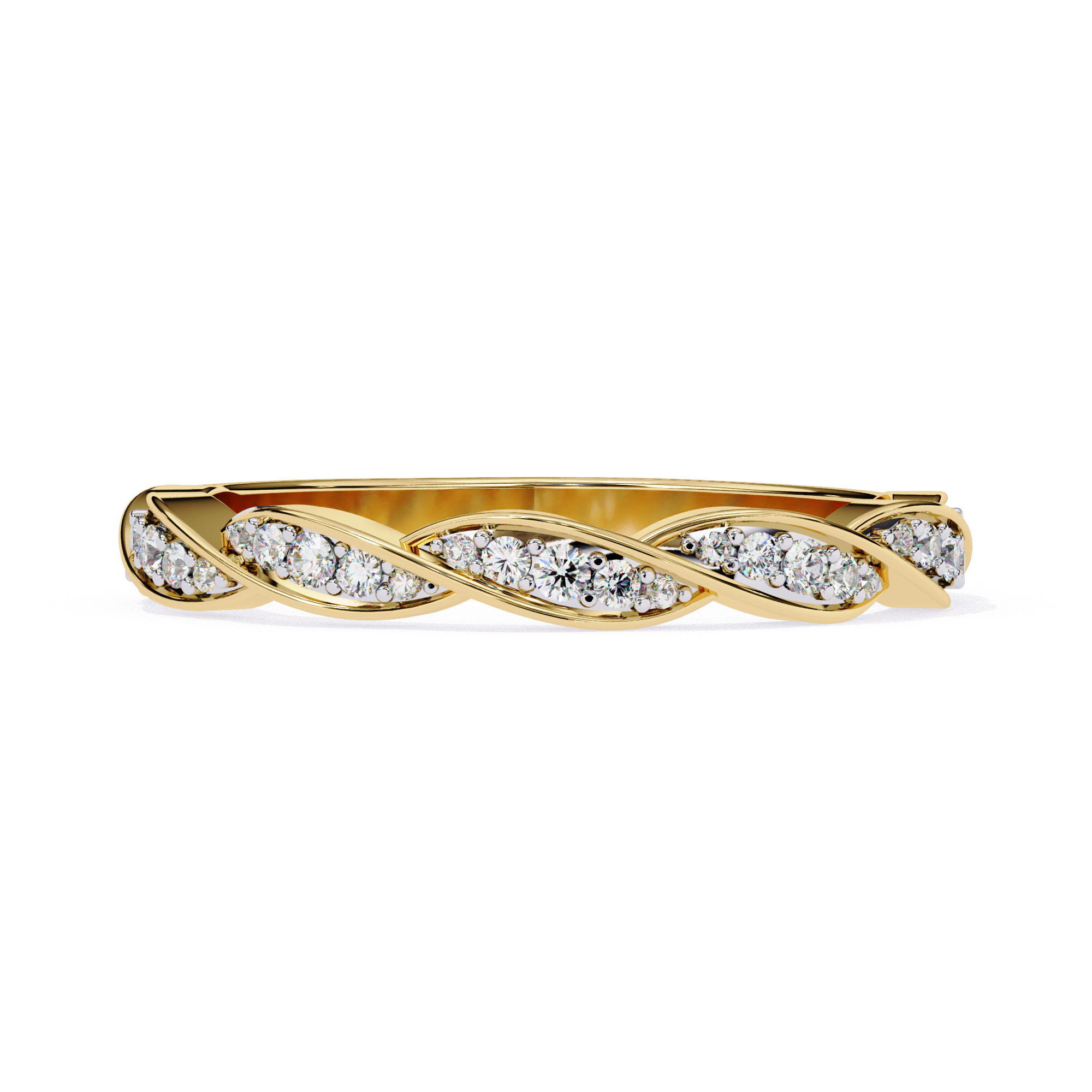 Infinity Twist Band Ring