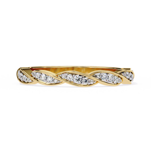 Infinity Twist Band Ring