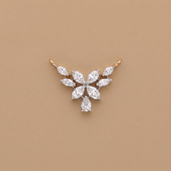 Labgrown Marquise Diamonds Modern Mangalsutra