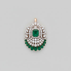 Emerald Heirloom Pendant / Brooch