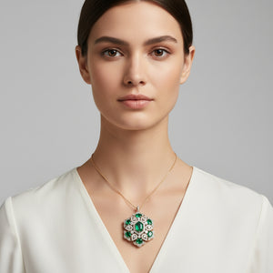 Verdelune Pendant / Brooch