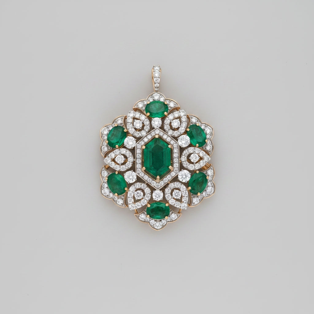 Verdelune Pendant / Brooch