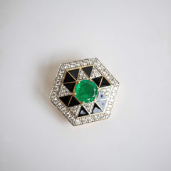 Art Deco Star brooch