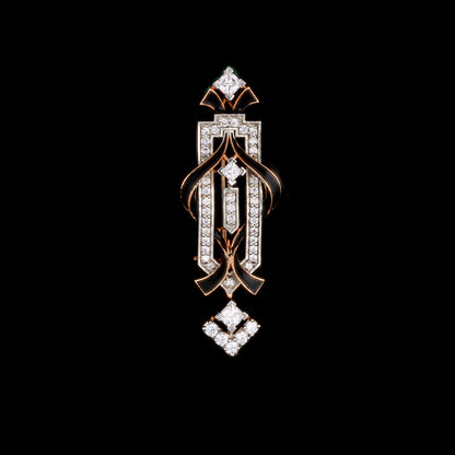House of cards mens brooch