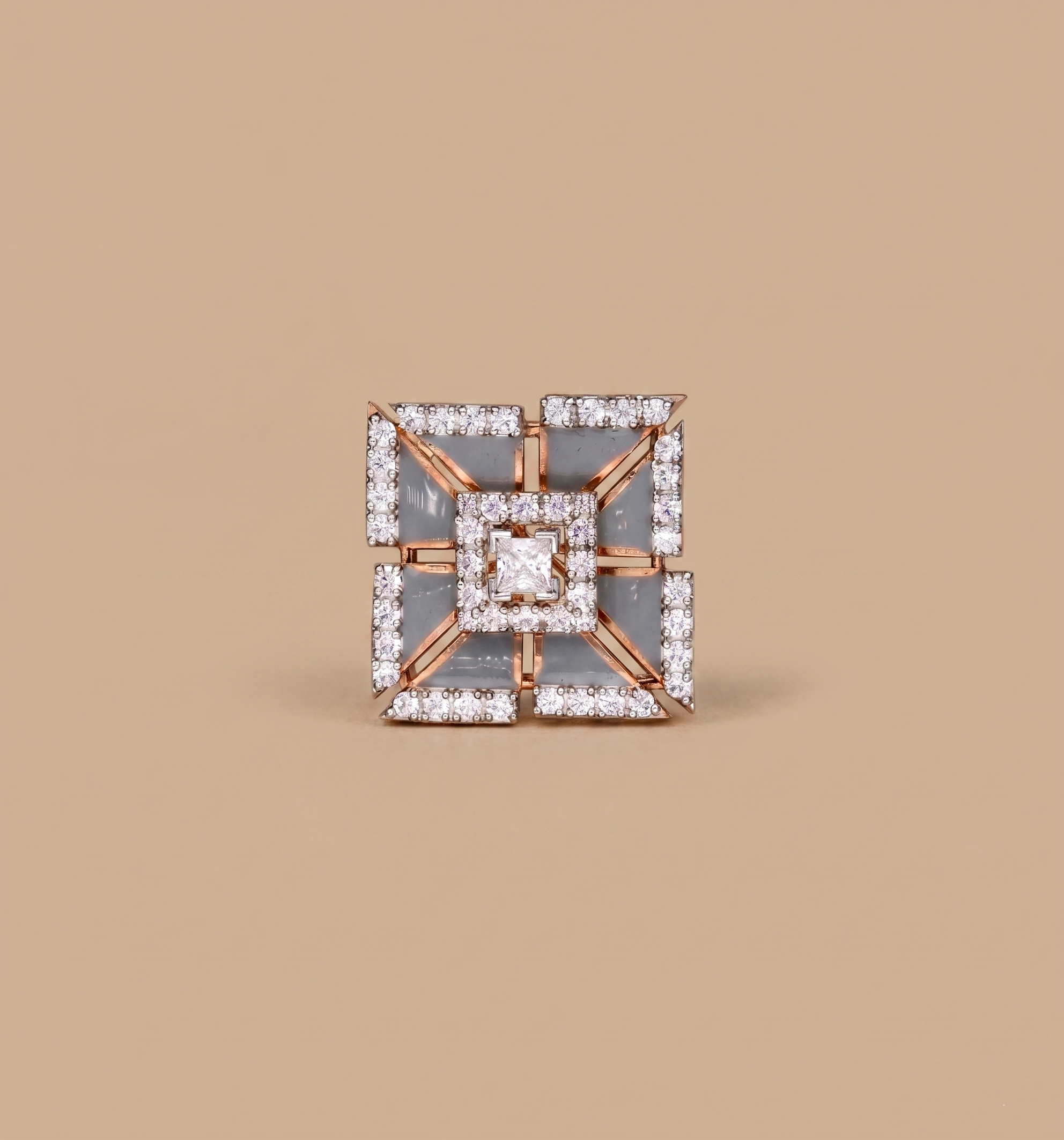 Abstract Prince pinwheel brooch