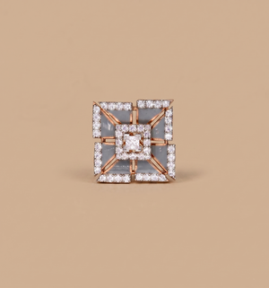 Abstract Prince pinwheel brooch