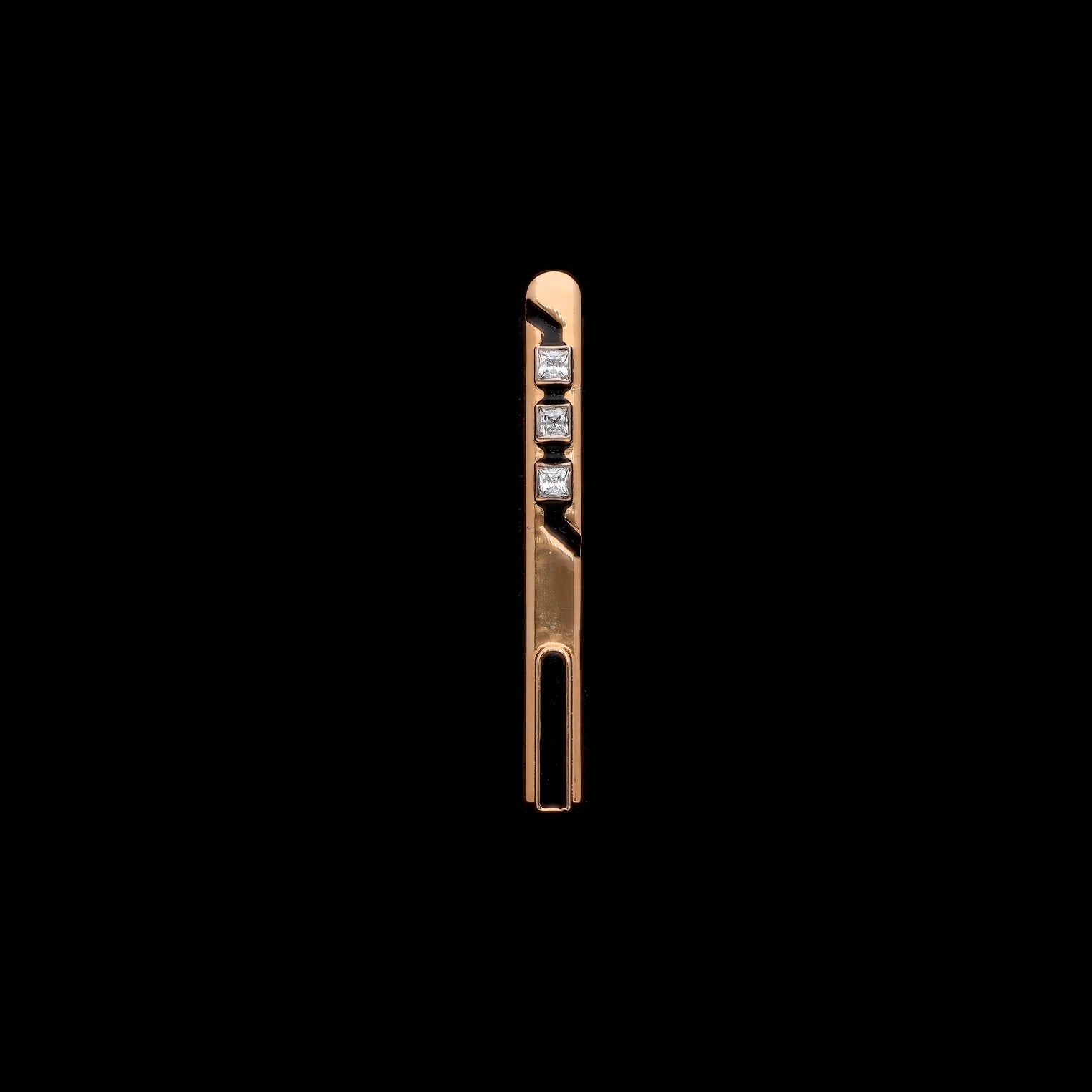 gold and diamond tie pin