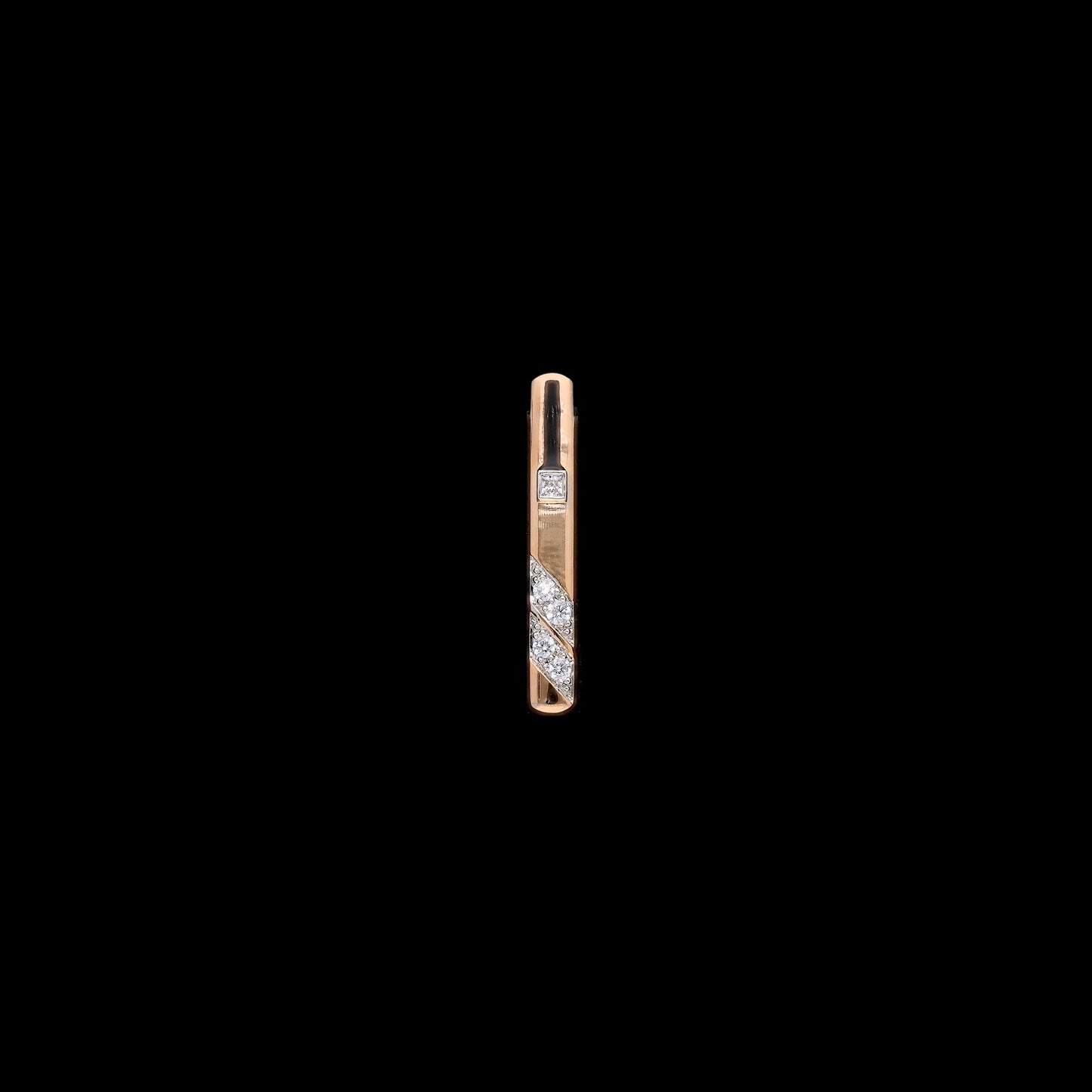 gold and diamond tie pin