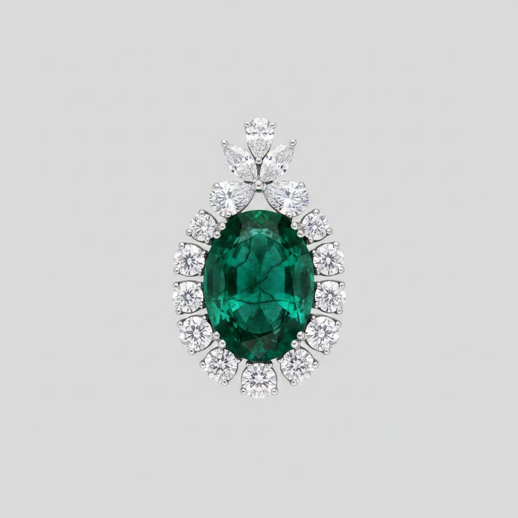 Verdant Bloom Pendant / Brooch