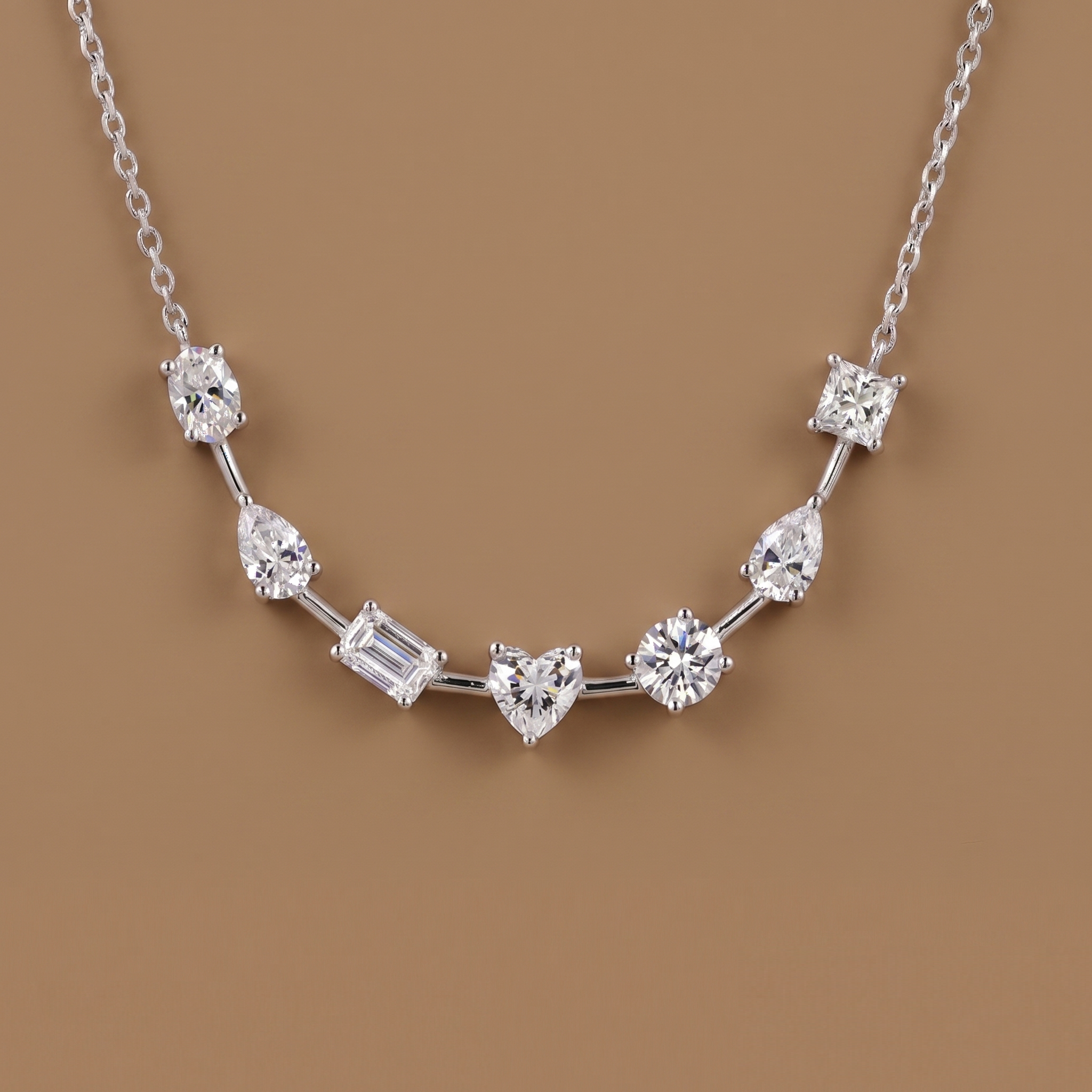Mix Shape Sparkling Pendant