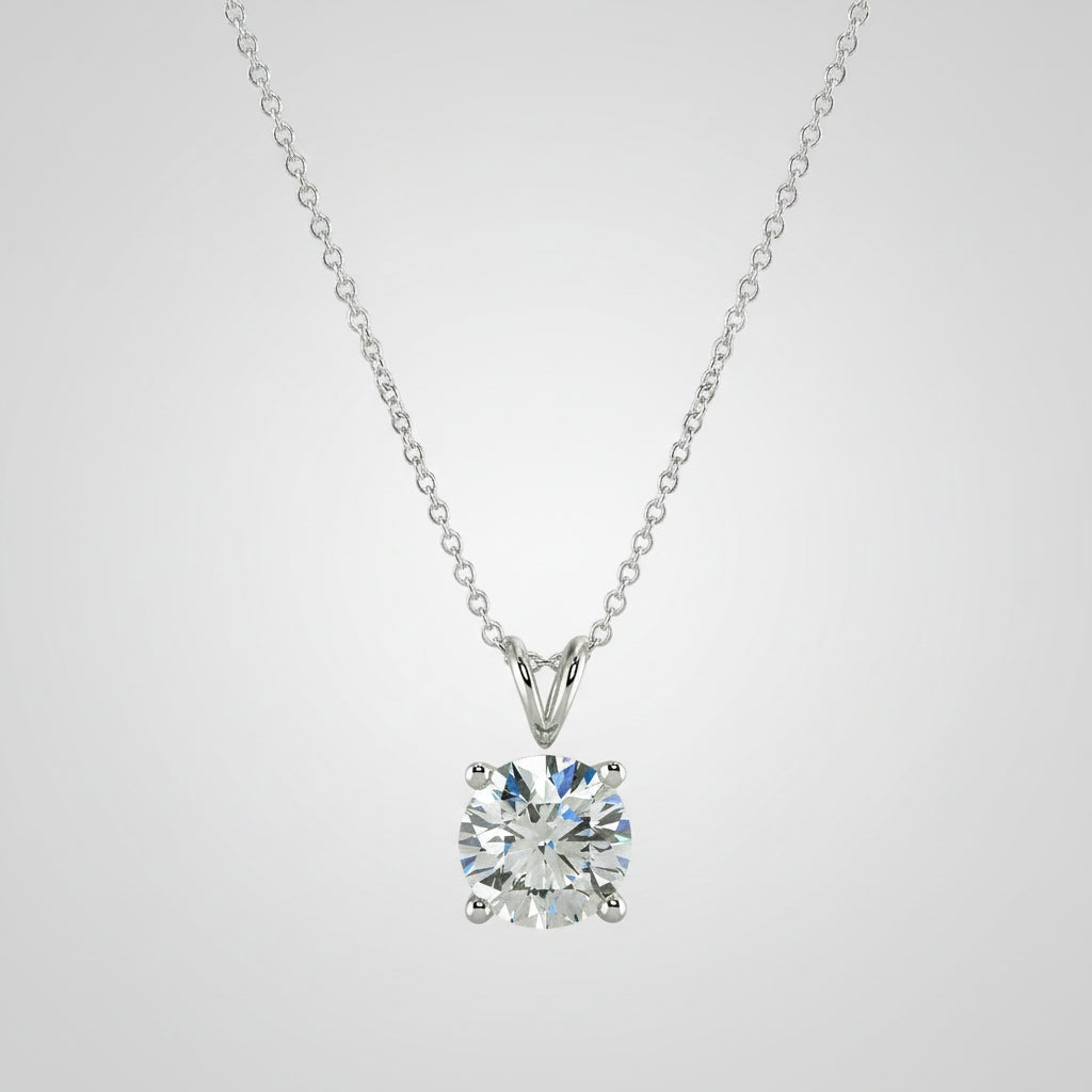 Classic 1 Ct Round Pendant
