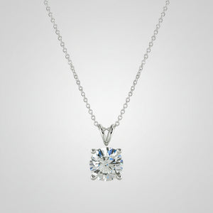 Classic 1 Ct Round Pendant