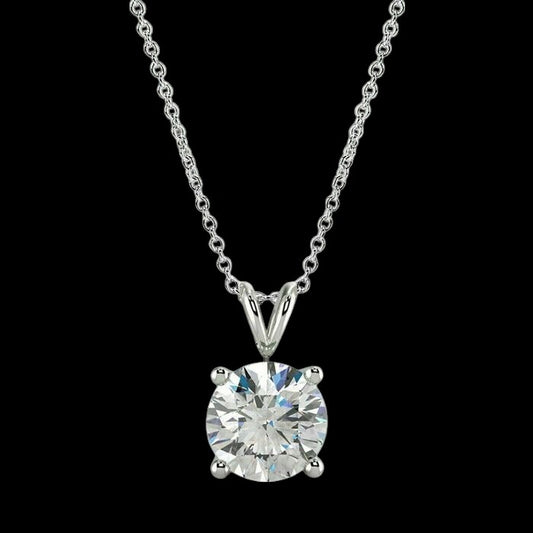 Classic 1 Ct Round Pendant
