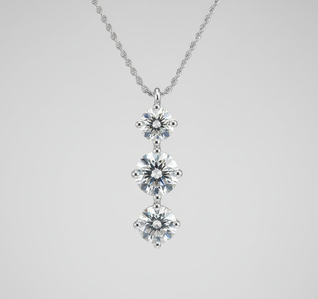 Twin Gleam Pendant