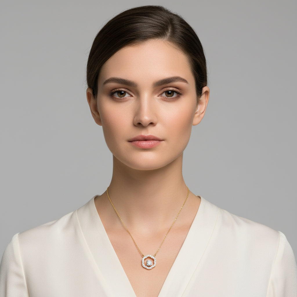 Petal Halo Pendant