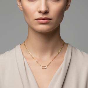 Floating Oval Pendant