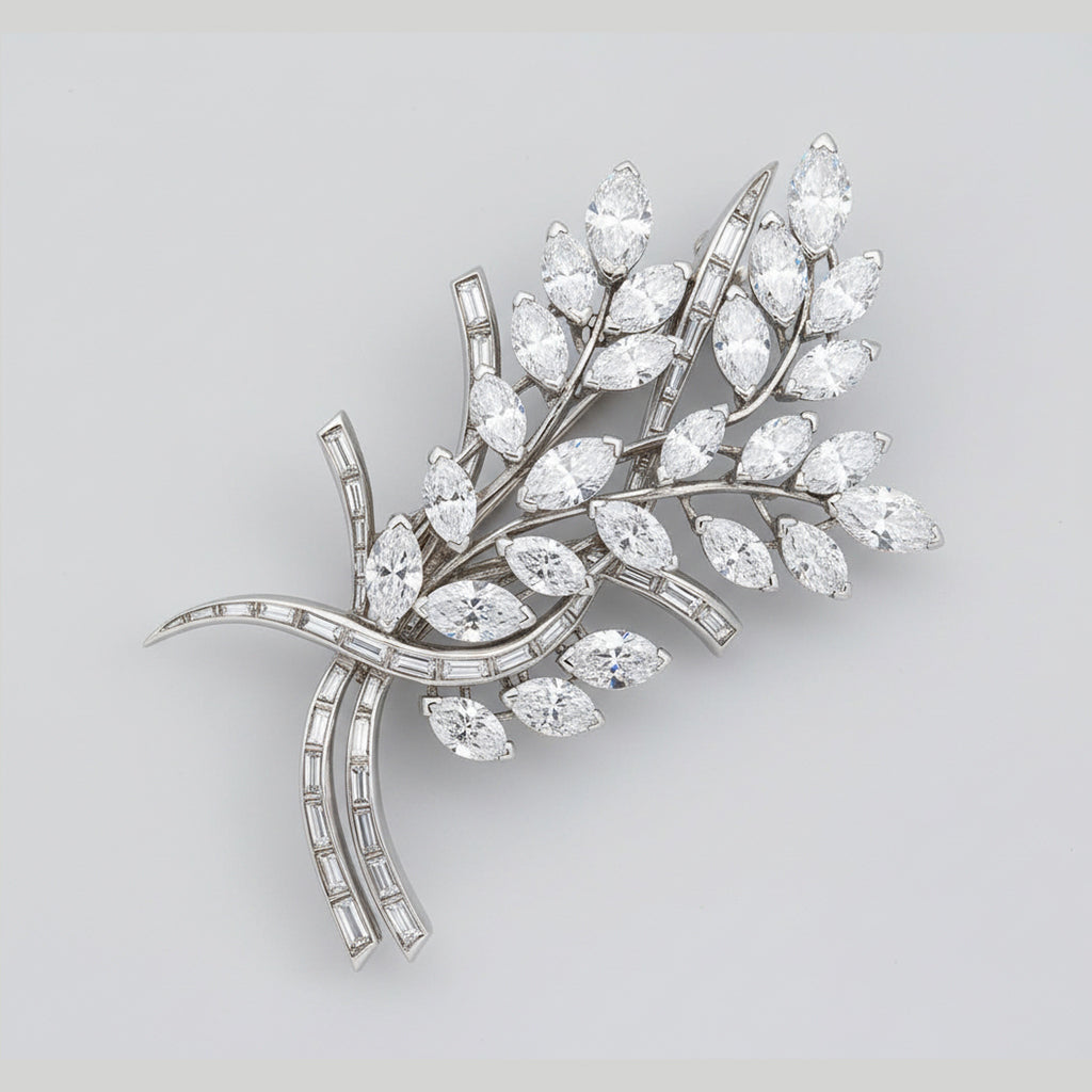 Crystal Branch Brooch