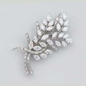 Crystal Branch Brooch
