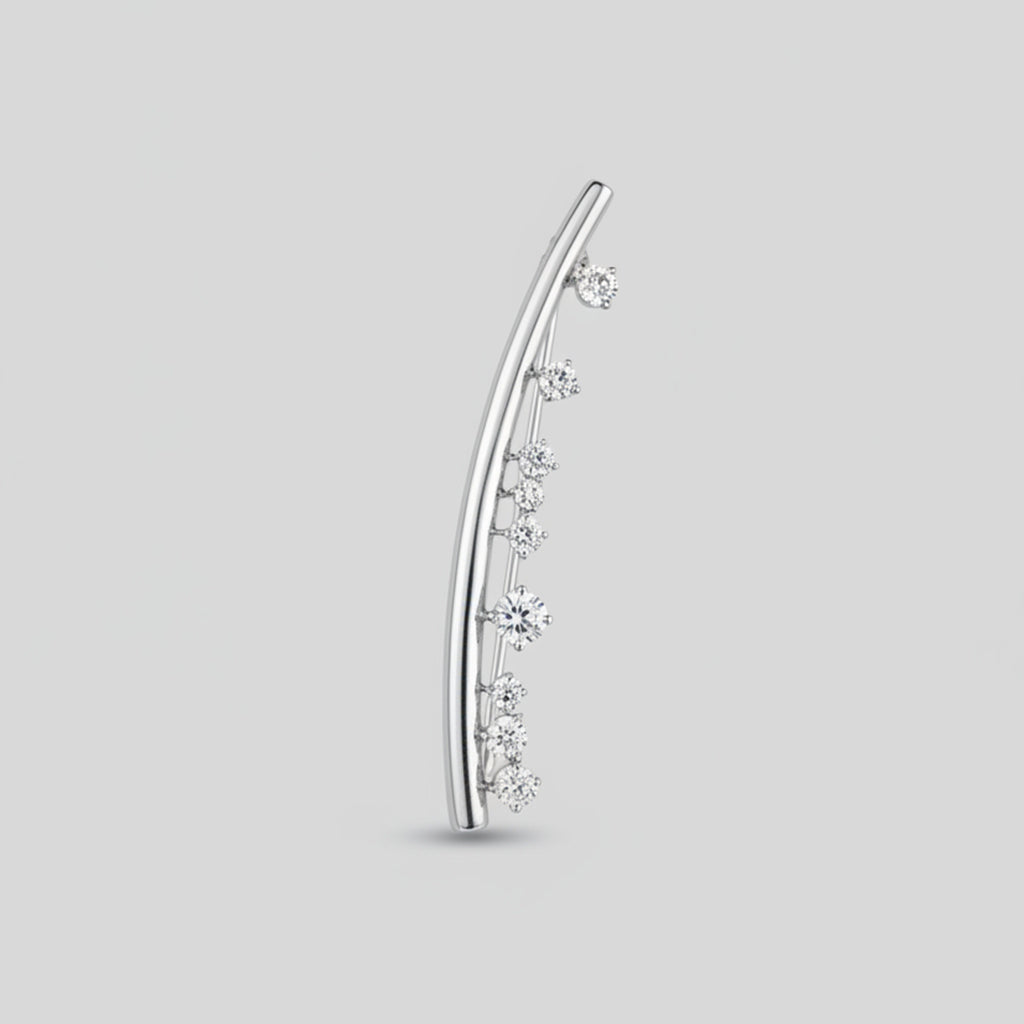 Starlight Curve Brooch