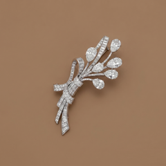 Pear Drop Posy Brooch