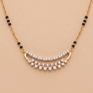 1ct Labgrown Diamond Lightweight Mangalsutra