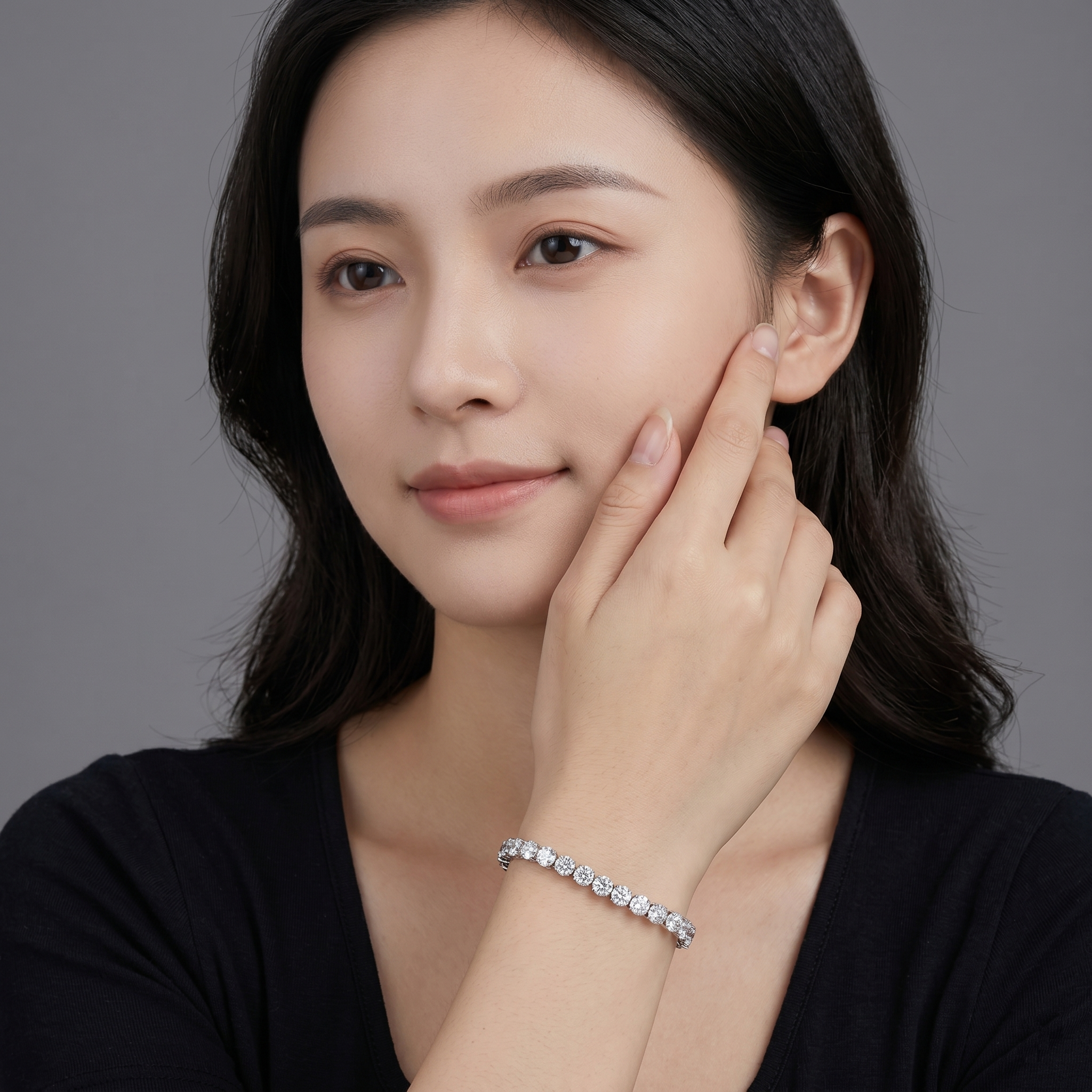 Classic Round 0.40 bracelet