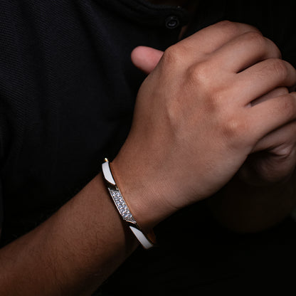 White Lux european bracelet