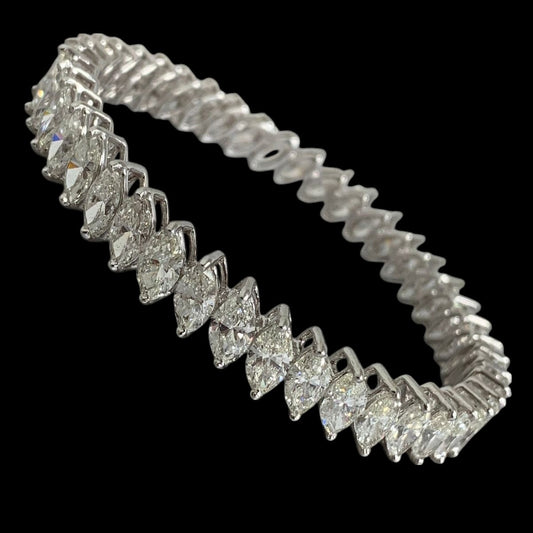 15 Cent Marquise Overall Bangle