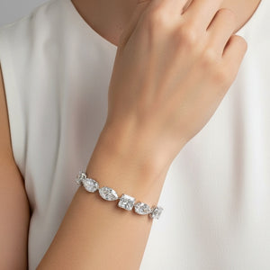 0.50ct Mix Shape Tennis Bracelet