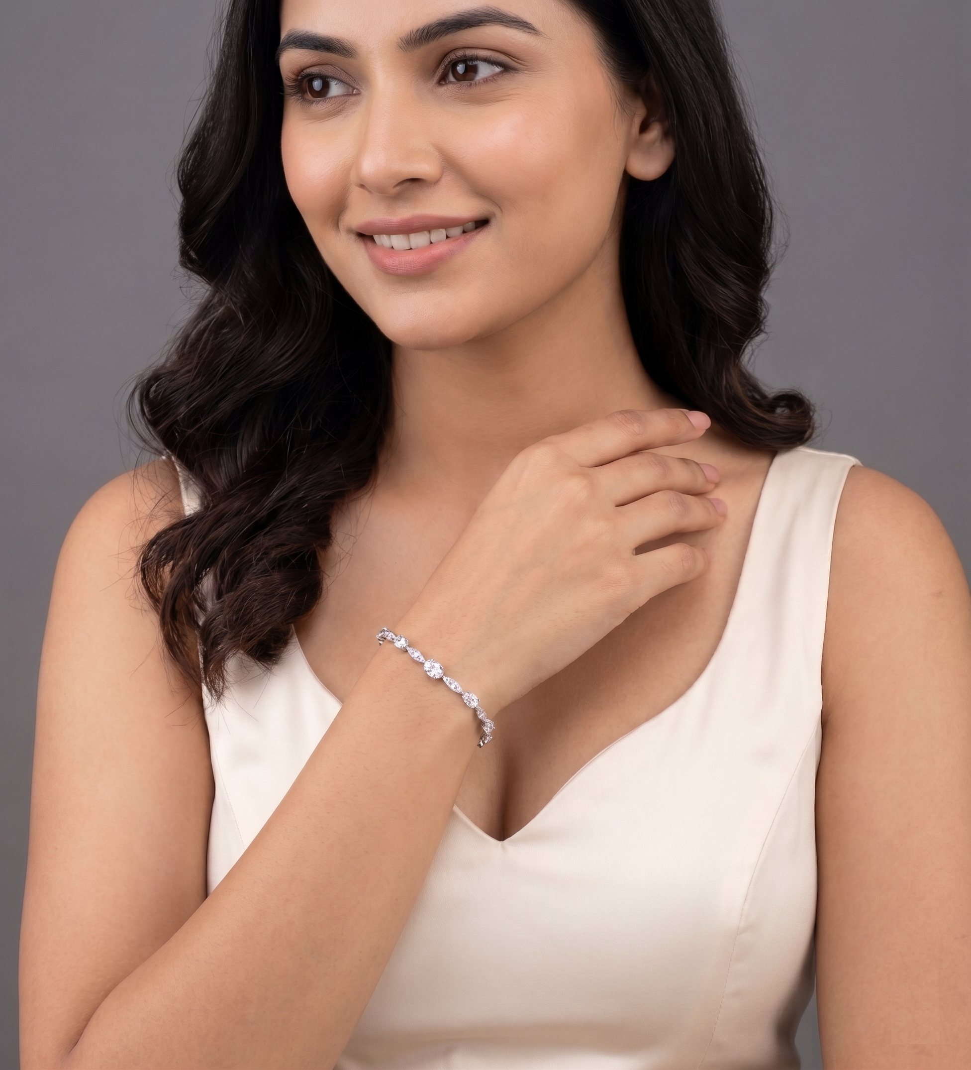Diamond Drape Bracelet