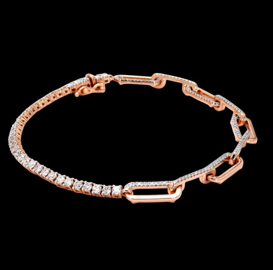 Paperclip Tennis Bracelet