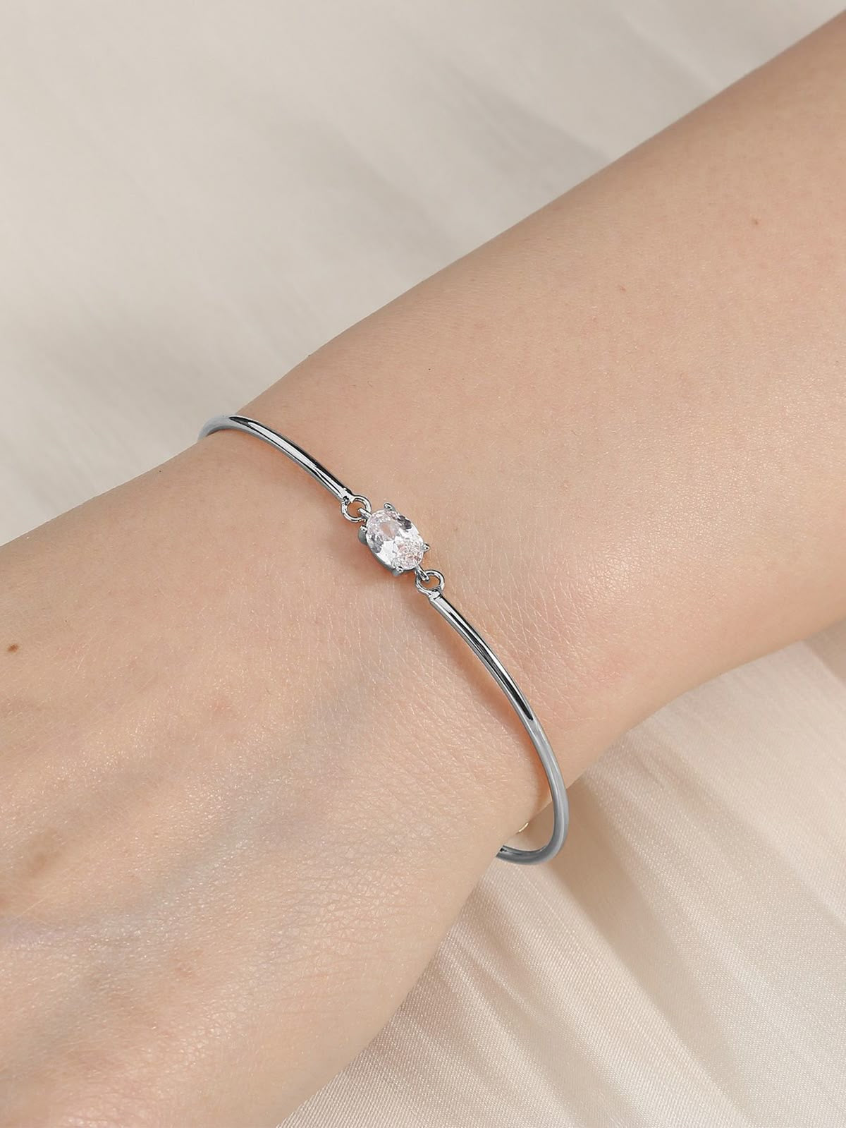 lab grown diamond tennis bracelet