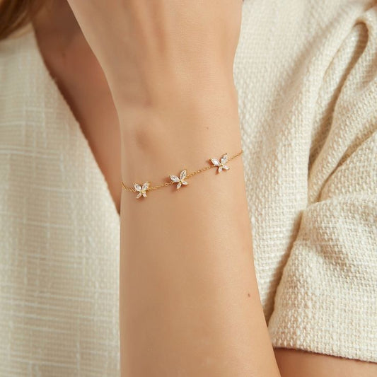 Dainty butterfly Bracelet