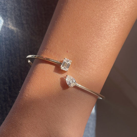 Emerald Dewdrop Bracelet