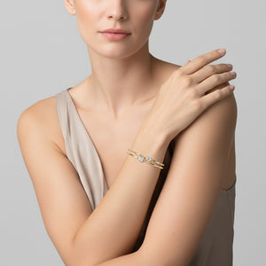 Twin Stone Diamond Bracelet