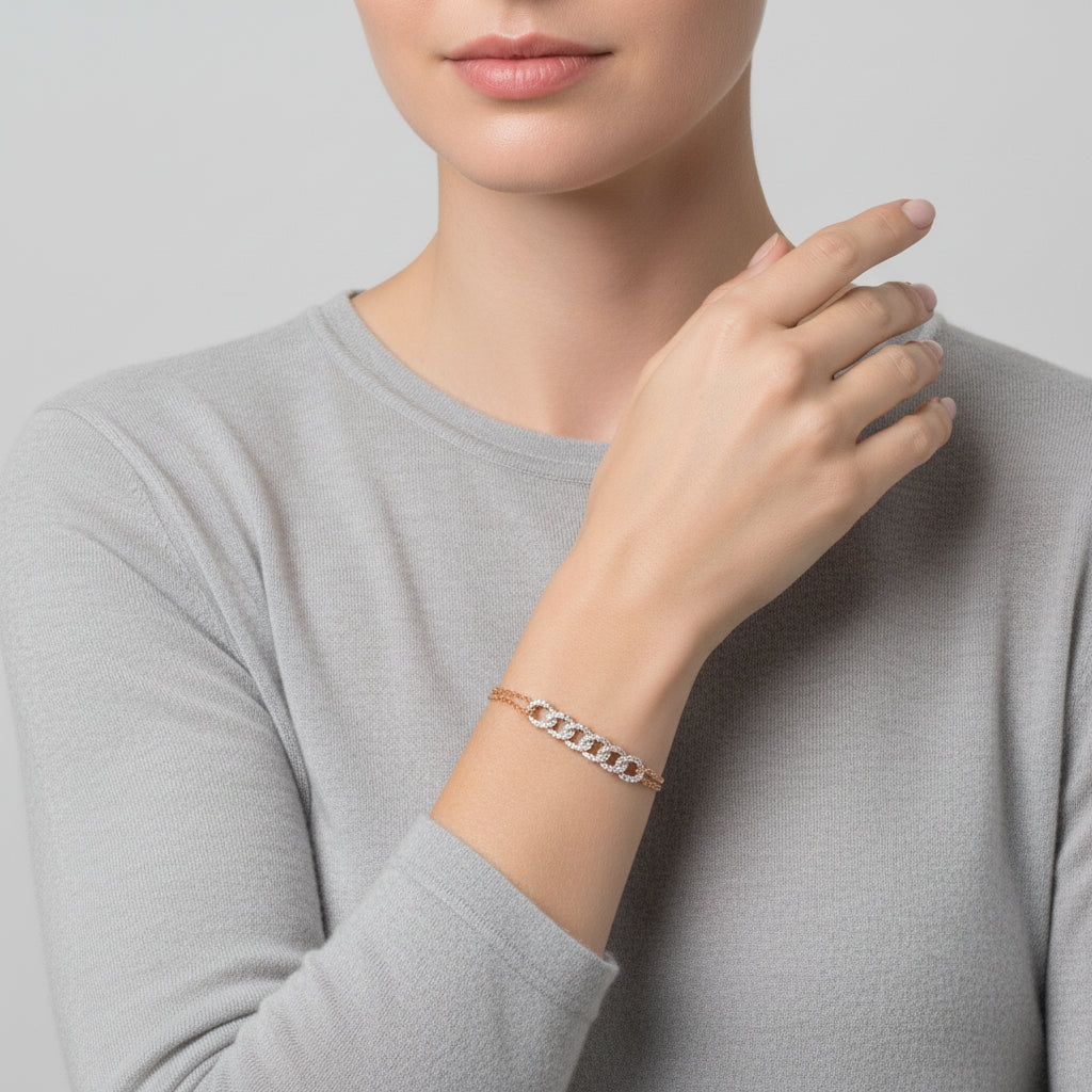Interlocking Circles Bracelet