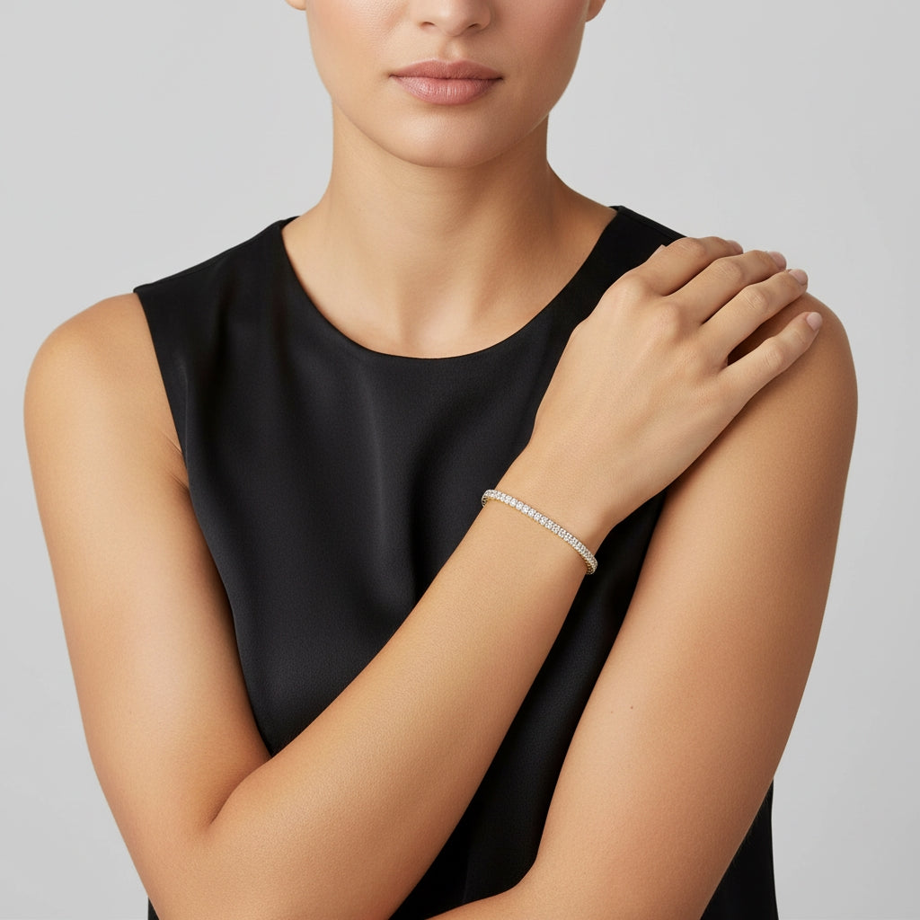 Diamond Band Bangle