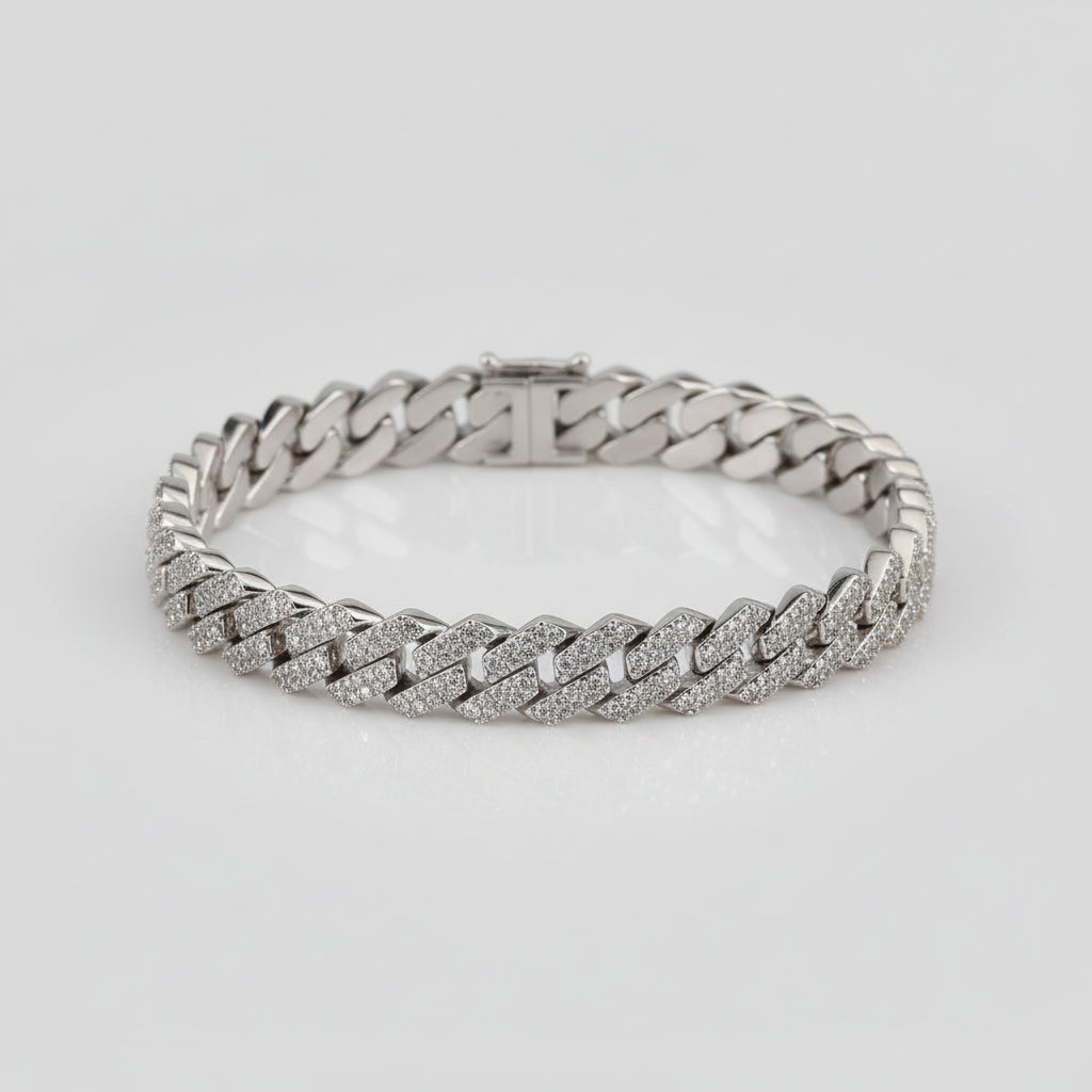 The Iced Curb Bracelet
