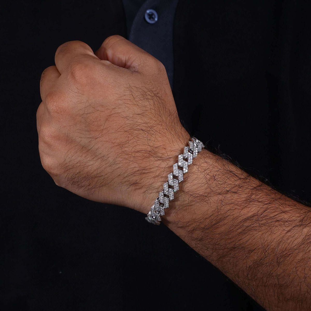 mens diamond bracelets