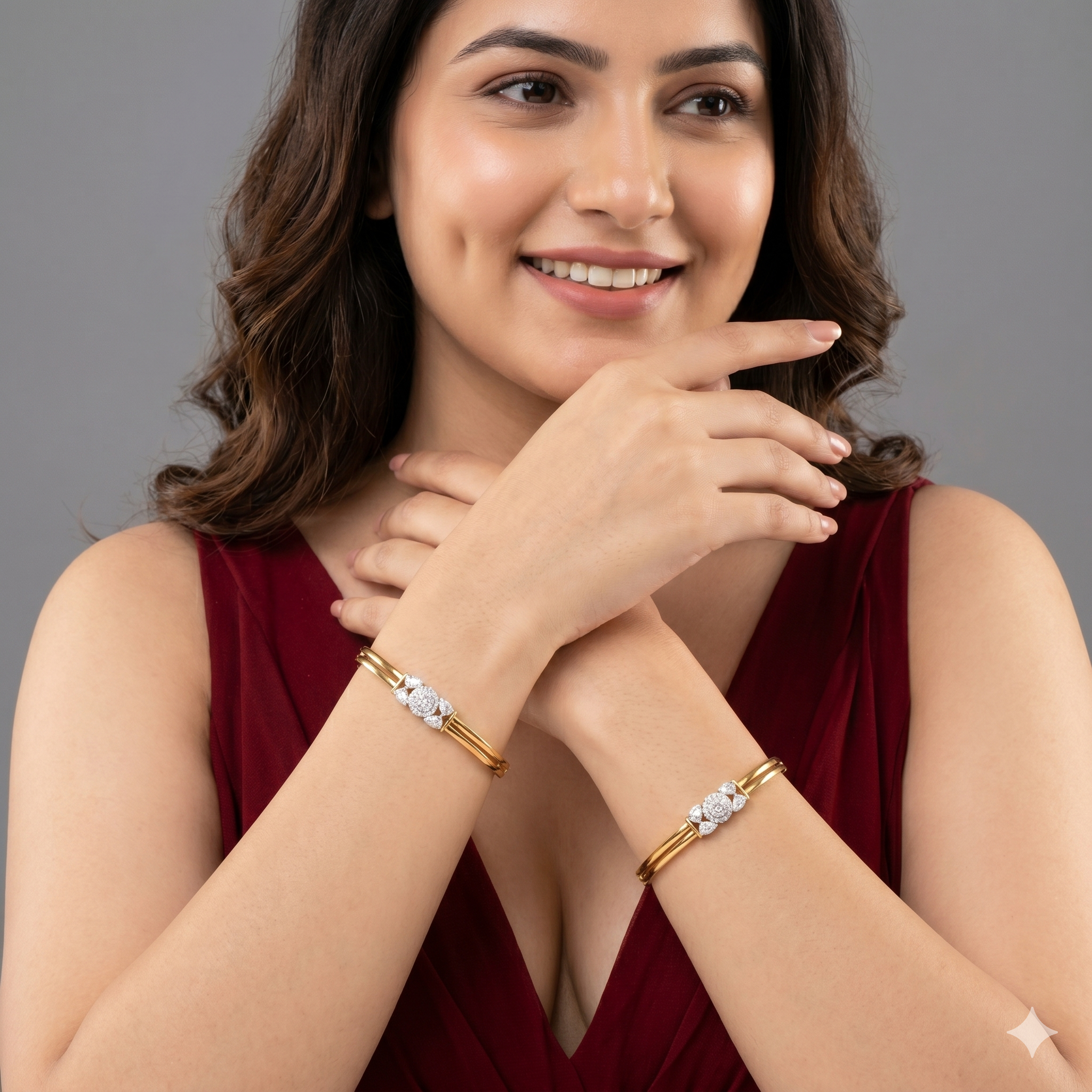 Everyday Labgrown Tikda Bangle Pair