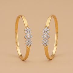 5ct Round Diamond Everyday Bangle Pair