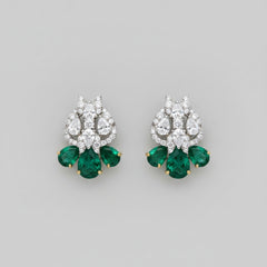 Pearl Leaf Radiance Earrings