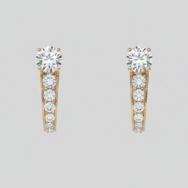 Opulent Orbit Diamond Earrings