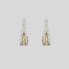 Bold Grace Golden Earrings