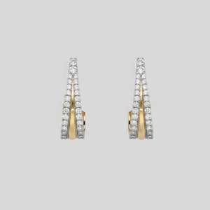 Bold Grace Golden Earrings