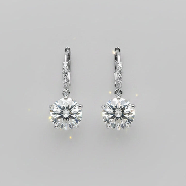 Sparkling Round Bali Earrings